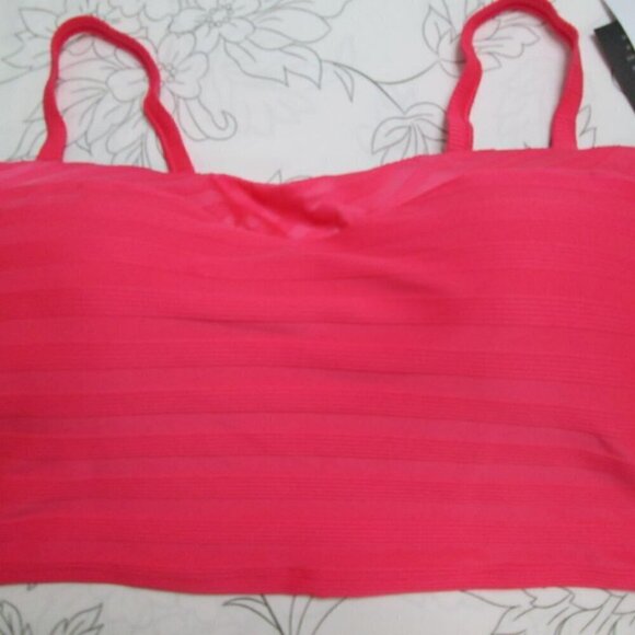 La Blanca Pink Bandeau Bikini Top - Picture 4 of 13